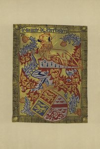 Sir John Talbot, jarl av Shrewsbury og Waterford, 1424-1453 (chromolitho) av William St John Hope