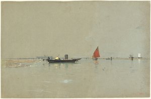 En venetiansk lagune av William Stanley Haseltine