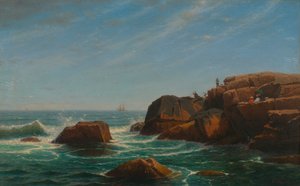 Castle Rock, Nahant, 1865. av William Stanley Haseltine