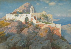 Santa Maria a Cetrella, Anacapri, ca. 1892 (akvarell og gouache over grafitt)
