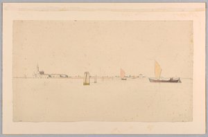 Studie av lagunen, Venezia, Italia av William Stanley Haseltine