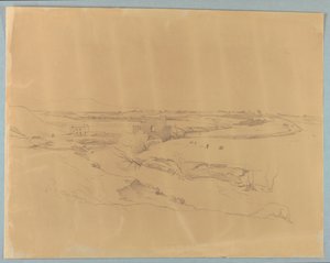 Studie av landskap av William Stanley Haseltine