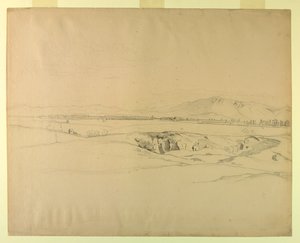 Studie av landskap av William Stanley Haseltine