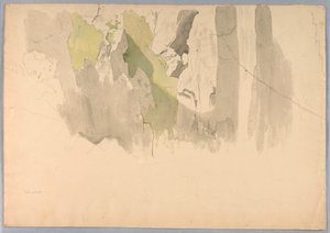 Studie av landskap av William Stanley Haseltine