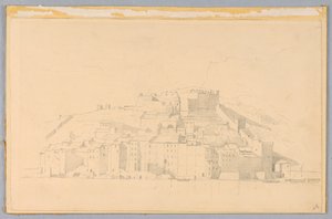 Studie av landskap, Spezia, Italia av William Stanley Haseltine