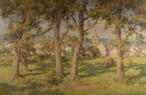 Kirkcudbright (olje på lerret)