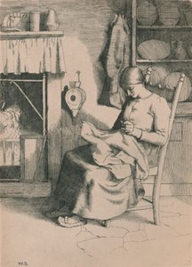 Barmhjertighet ved hennes arbeid, c1916 av William Strang