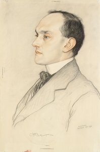 Portrett av Charles Francis Bell, 1913 av William Strang
