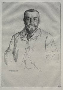 Portrett av H. Cock av William Strang