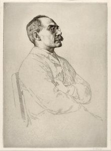 Rudyard Kipling (1865 - 1936), pub. 1898 av William Strang