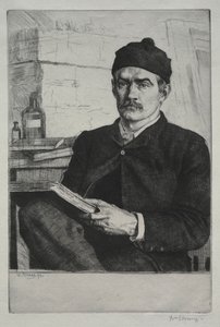 Selvportrett av William Strang