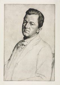 Sir Charles Holroyd, 1909. av William Strang