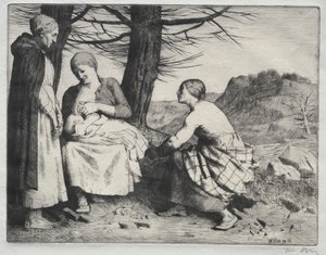Kvinne og barn av William Strang