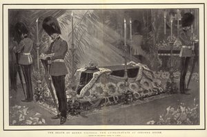 Dronning Victorias død, den liggende i Osborne House