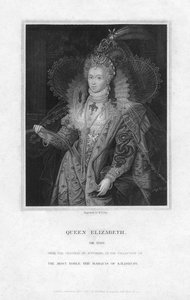 Elizabeth I, dronning av England, 1832.