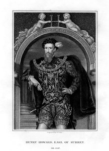 Henry Howard, jarl av Surrey, engelsk aristokrat og poet, 1829.