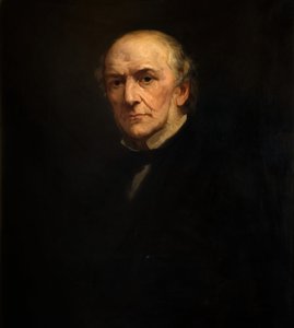 Portrett av William Ewart Gladstone 1809-1898, 1877.