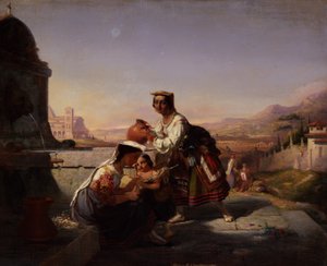 Italiensk scene, 1860. av William Tolman Carlton