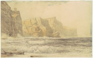 Baldart Castle, Kilkee, County Clare, Irland av William Trost Richards