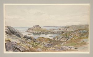 Fort Dumpling, Narragansett Bay av William Trost Richards