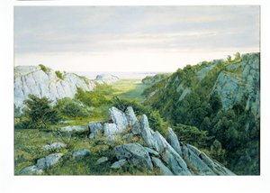 Fra paradis til skjærsild, Newport av William Trost Richards