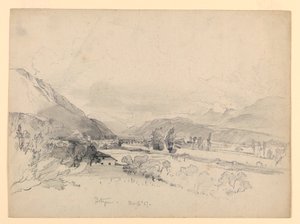 Landskap, Bautzen, Tyskland av William Trost Richards