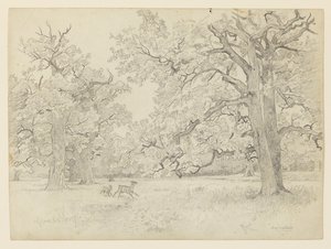 Landskap, Darmstadt, Tyskland av William Trost Richards