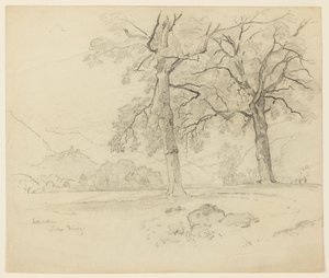 Landskap, Brienzsjøen, Interlaken, Sveits av William Trost Richards