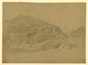 Landskap, Meiringen, Sveits av William Trost Richards