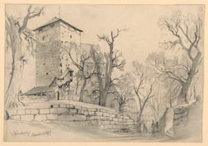Nürnberg slott, Tyskland av William Trost Richards
