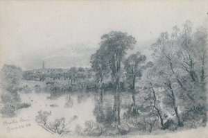 Skissebok med landskaps- og maritime motiver fra New England og Pennsylvania av William Trost Richards