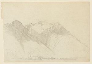 Studie av landskap av William Trost Richards