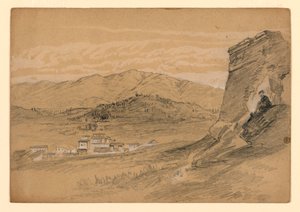 Studie av landskap av William Trost Richards