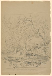 Studie av landskap, Lawton Valley, RI av William Trost Richards