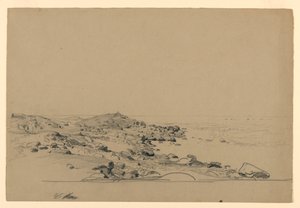 Studie av kysten, Rhode Island av William Trost Richards