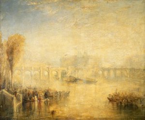 Utsikt over Pont Neuf i Paris av Joseph Mallord William Turner