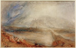 Bellinzona, fra veien til Locarno av Joseph Mallord William Turner