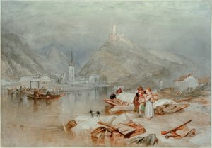Bernkastel ved Mosel av Joseph Mallord William Turner