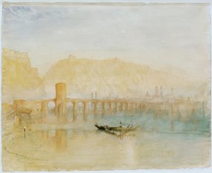 Moselbroen i Koblenz av Joseph Mallord William Turner