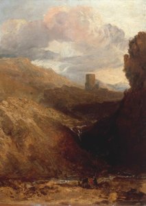 Dolbadarn slott av Joseph Mallord William Turner