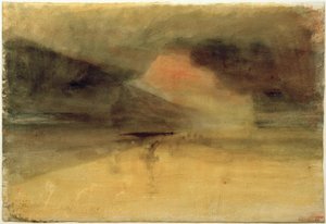 Mont Saint Michel av Joseph Mallord William Turner
