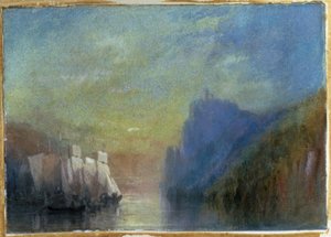 På Rhinen av Joseph Mallord William Turner