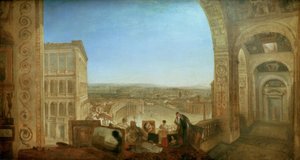 Roma, fra Vatikanet. Raffaelle akkompagnert av La Fornari av Joseph Mallord William Turner