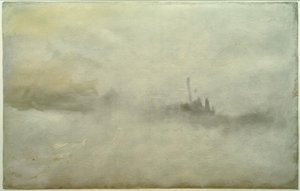 Skip i en storm(?) av Joseph Mallord William Turner