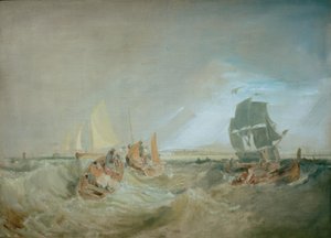 Frakt ved Themsens munning av Joseph Mallord William Turner