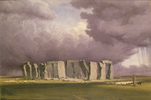 Stonehenge: Stormy Day, 1846 av Joseph Mallord William Turner