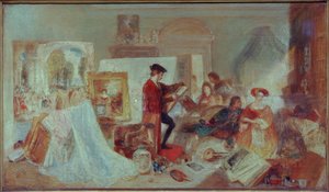 Watteau-studie av Fresnoys regler av Joseph Mallord William Turner