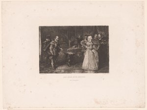 Alva besøker regenten Margaret av Parma, 1567 Albas besøk til guvernøren (tittel på objekt)