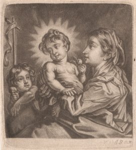 Jomfru, Kristusbarn og St. Johannes av William Vincent