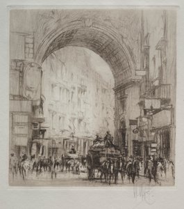 San Carlo Arch, Napoli av William Walcot